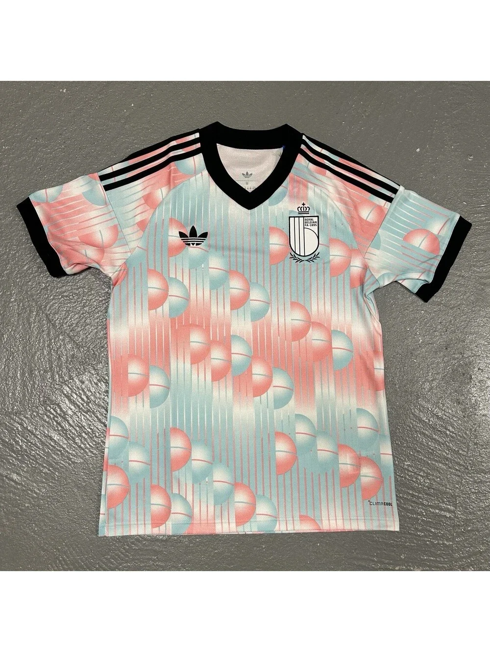 Adidas Belgium 2026 FIfa World Cup Away Jersey Frozen Blue Black Size M (JM8386)